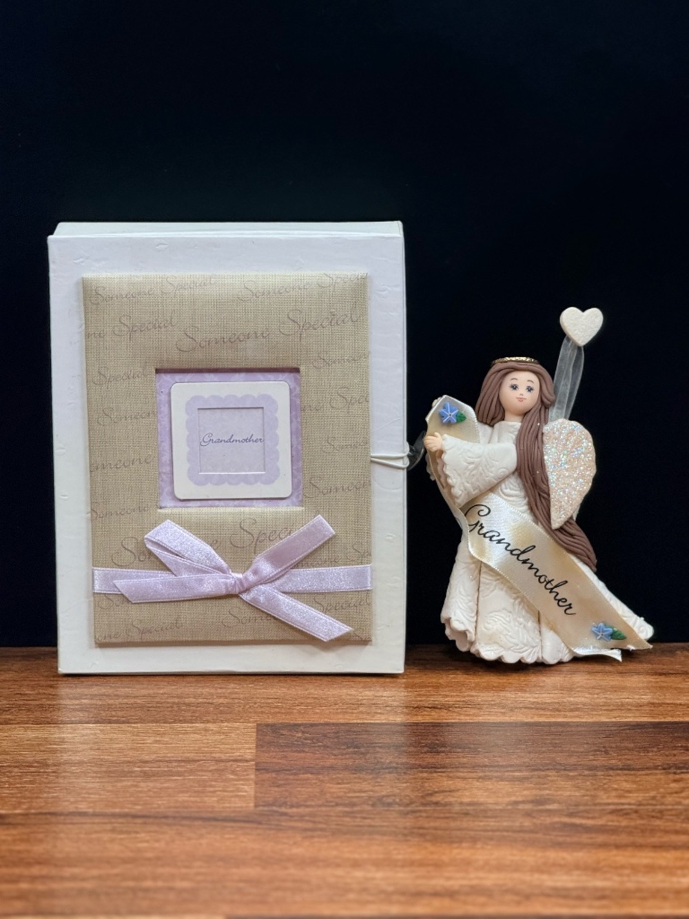 PAVILION GIFT COMPANY 2004 “Grandmother” Box with Angel Ornament